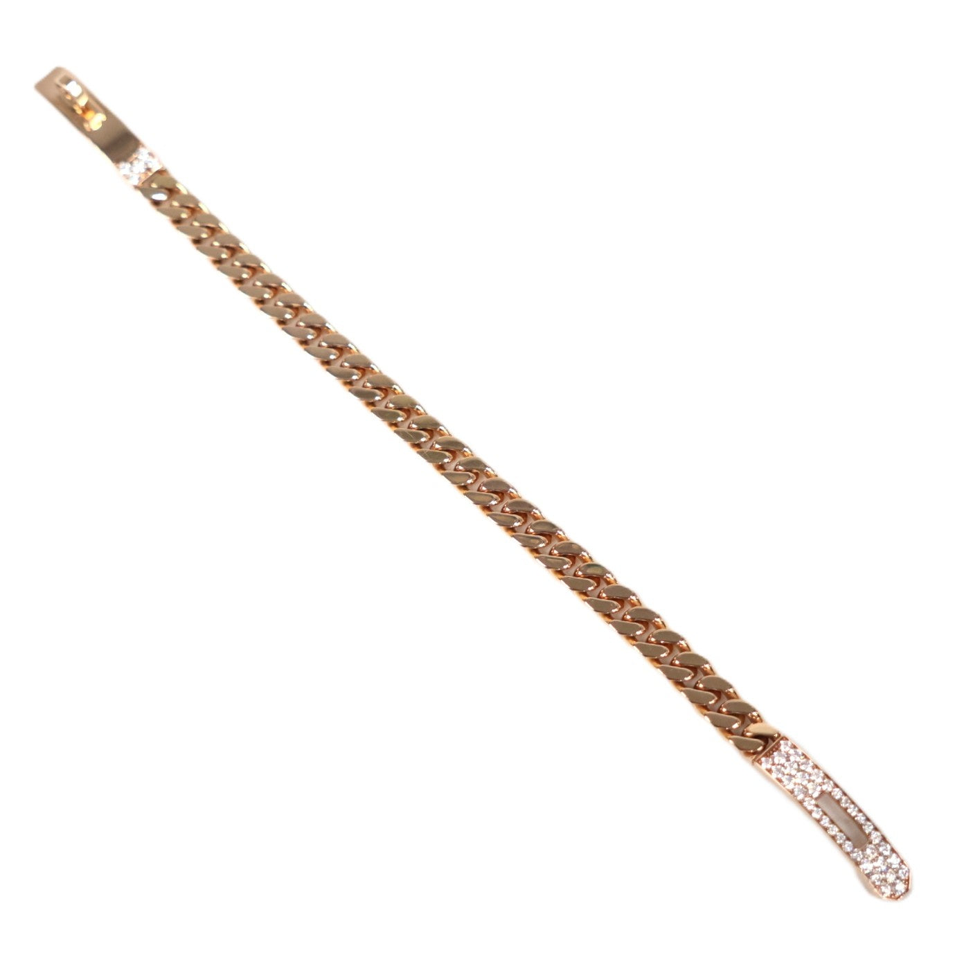 HERMES H120434B Kelly Gourmette Very Small Model #SH Bracelet