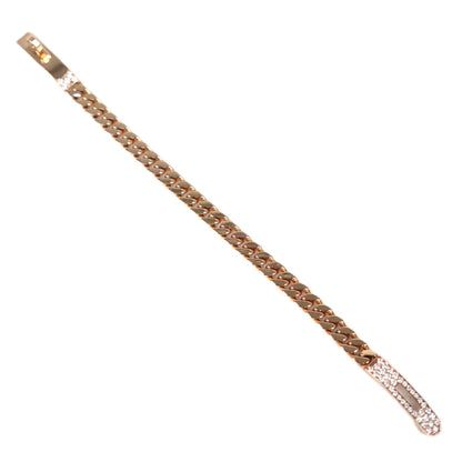 HERMES H120434B Kelly Gourmette Very Small Model #SH Bracelet