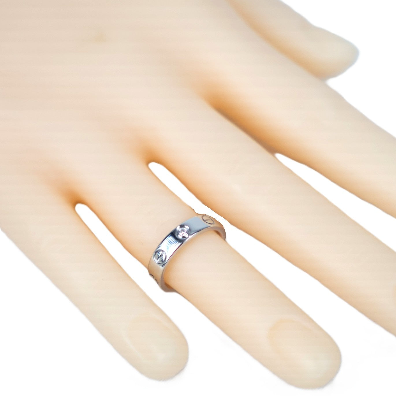 Cartier B4050546 Love Small Model 1-Diamond #46 Ring
