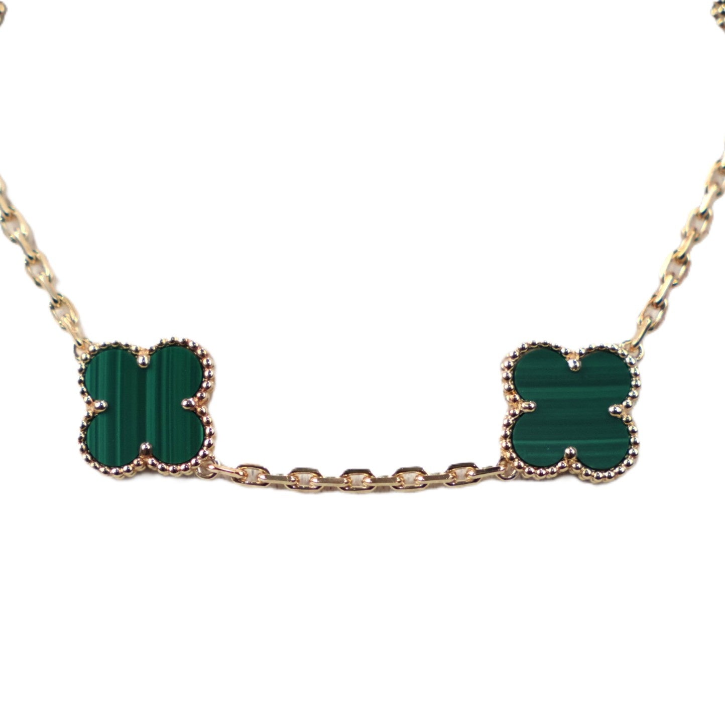 Van Cleef & Arpels VCARO3QJ00 Vintage Alhambra 10-Motifs Necklace