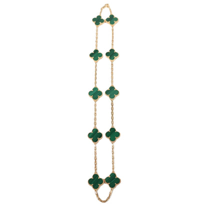 Van Cleef & Arpels VCARO3QJ00 Vintage Alhambra 10-Motifs Necklace