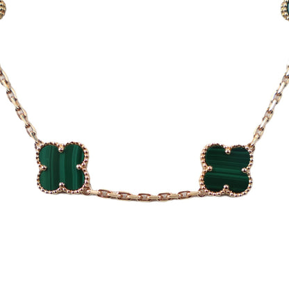 Van Cleef & Arpels VCARO3QJ00 Vintage Alhambra 10-Motifs Necklace