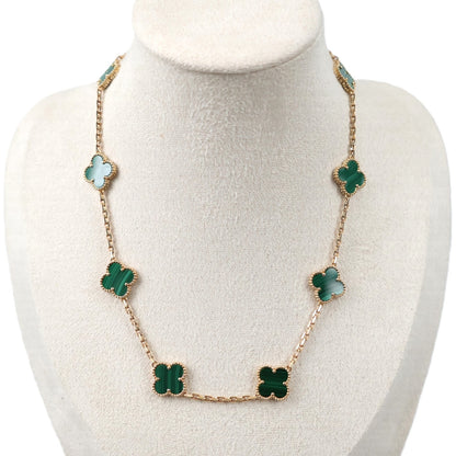 Van Cleef & Arpels VCARO3QJ00 Vintage Alhambra 10-Motifs Necklace