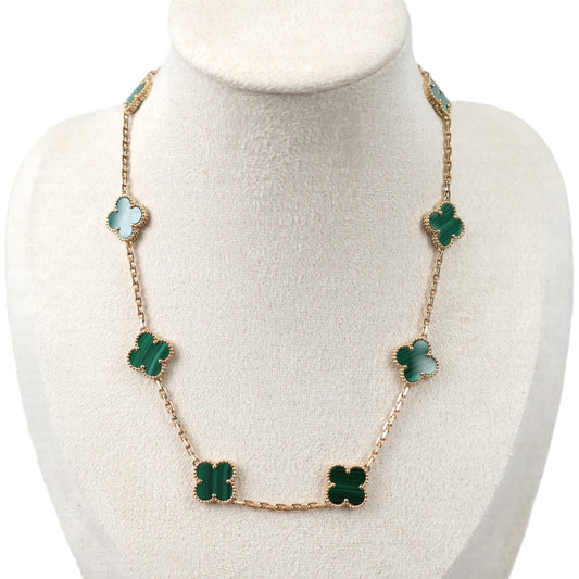 Van Cleef & Arpels VCARO3QJ00 Vintage Alhambra 10-Motifs Necklace