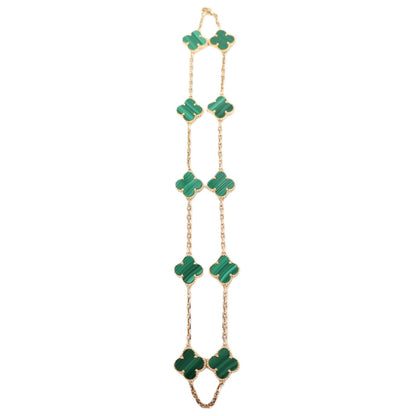 Van Cleef & Arpels VCARO3QJ00 Vintage Alhambra 10-Motifs Necklace