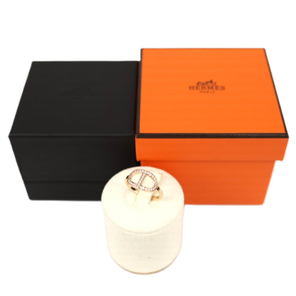 HERMES H122605B Chaine d'Ancre Contour Medium Model #53 Ring