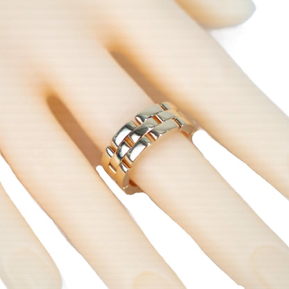 Cartier B4230652 Maillon Panthere Triple Row #52 Ring