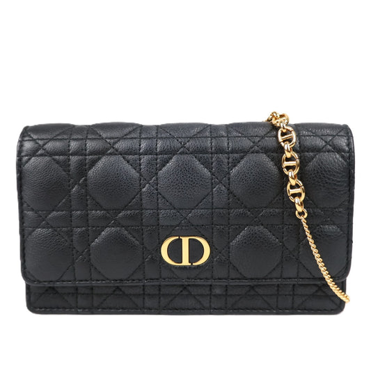 DIOR S5134UWHC DIOR CARO WALLET ON CHAIN