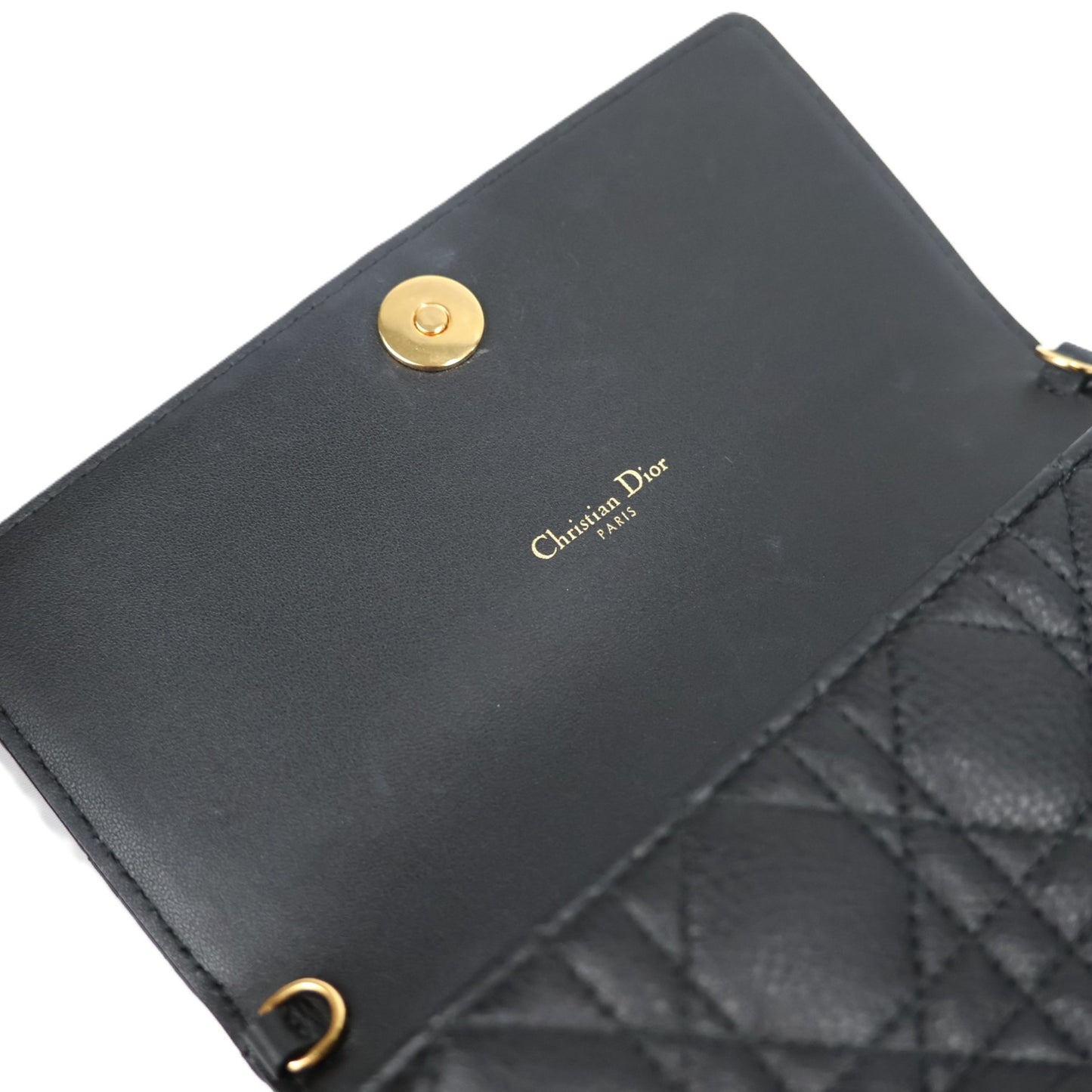 DIOR S5134UWHC DIOR CARO WALLET ON CHAIN