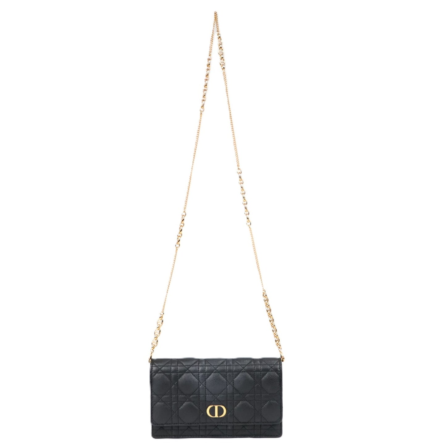 DIOR S5134UWHC DIOR CARO WALLET ON CHAIN
