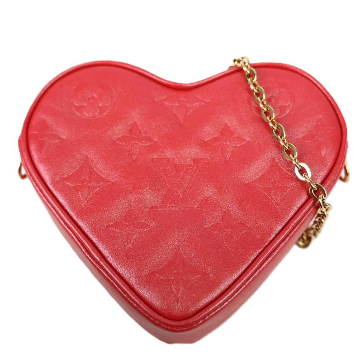 LOUIS VUITTON M80837 HEART ON CHAIN MINI BAG