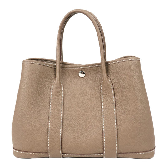 HERMES 051568CK GARDEN PARTY 30 TOTE BAG