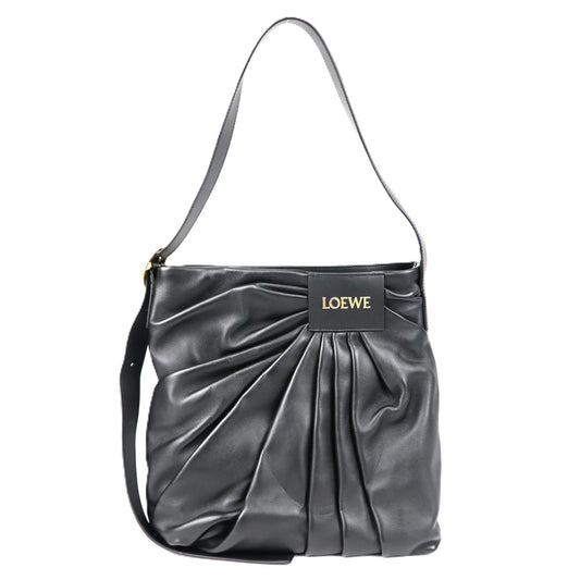 LOEWE ADHBDPTX01 DRAPED TOTE SHOULDER BAG