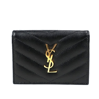 SAINT LAURENT 596323 BOWA1 CASSANDRE CARD HOLDER