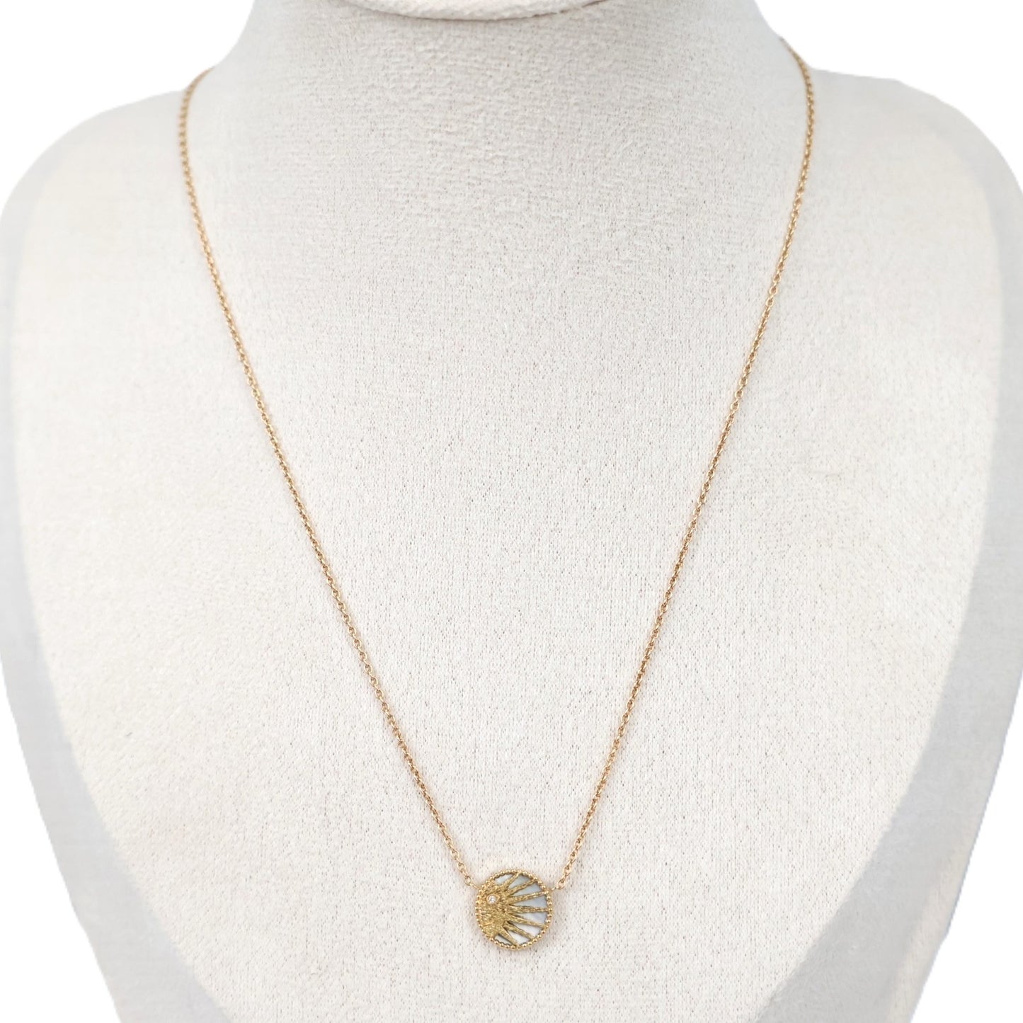 DIOR JSAM95002 Rose Celeste Necklace