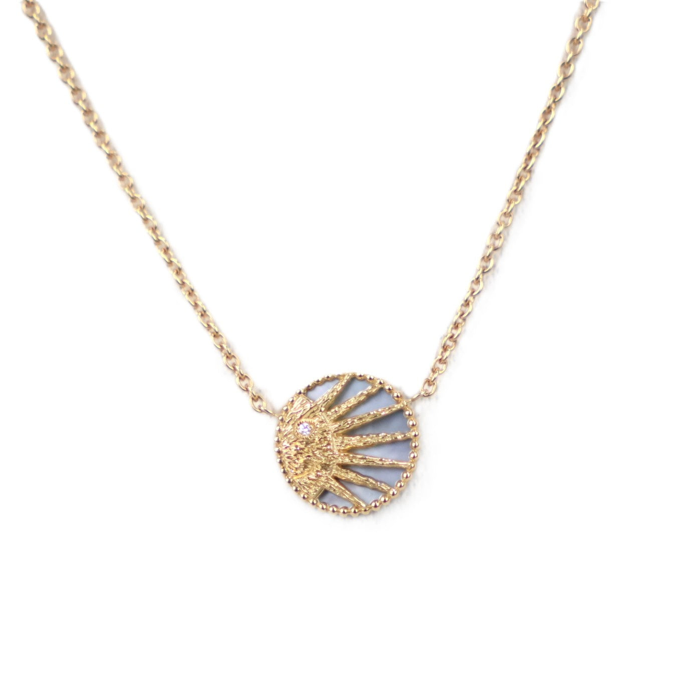 DIOR JSAM95002 Rose Celeste Necklace
