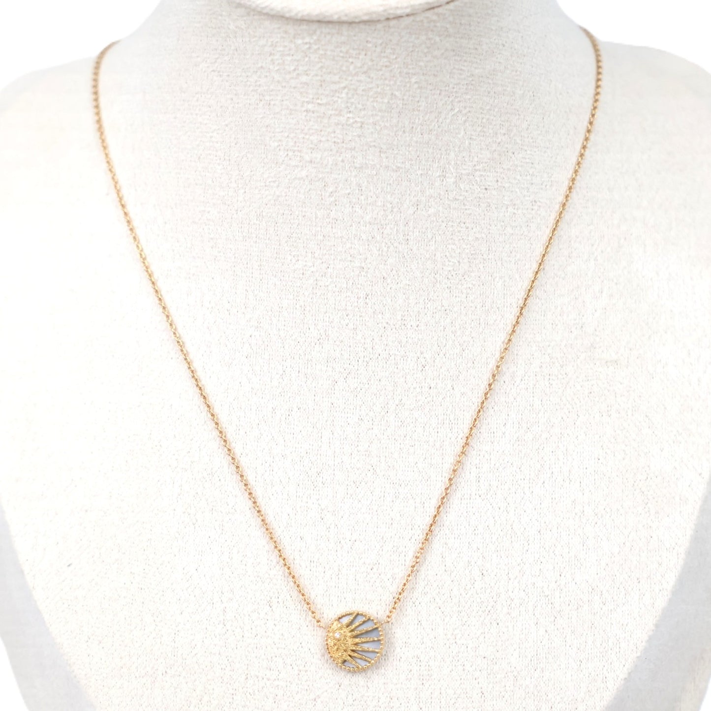 DIOR JSAM95002 Rose Celeste Necklace