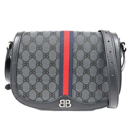 BALENCIAGA X GUCCI 680121 HACKER MEDIUM SHOULDER BAG