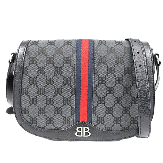 BALENCIAGA X GUCCI 680121 HACKER MEDIUM SHOULDER BAG