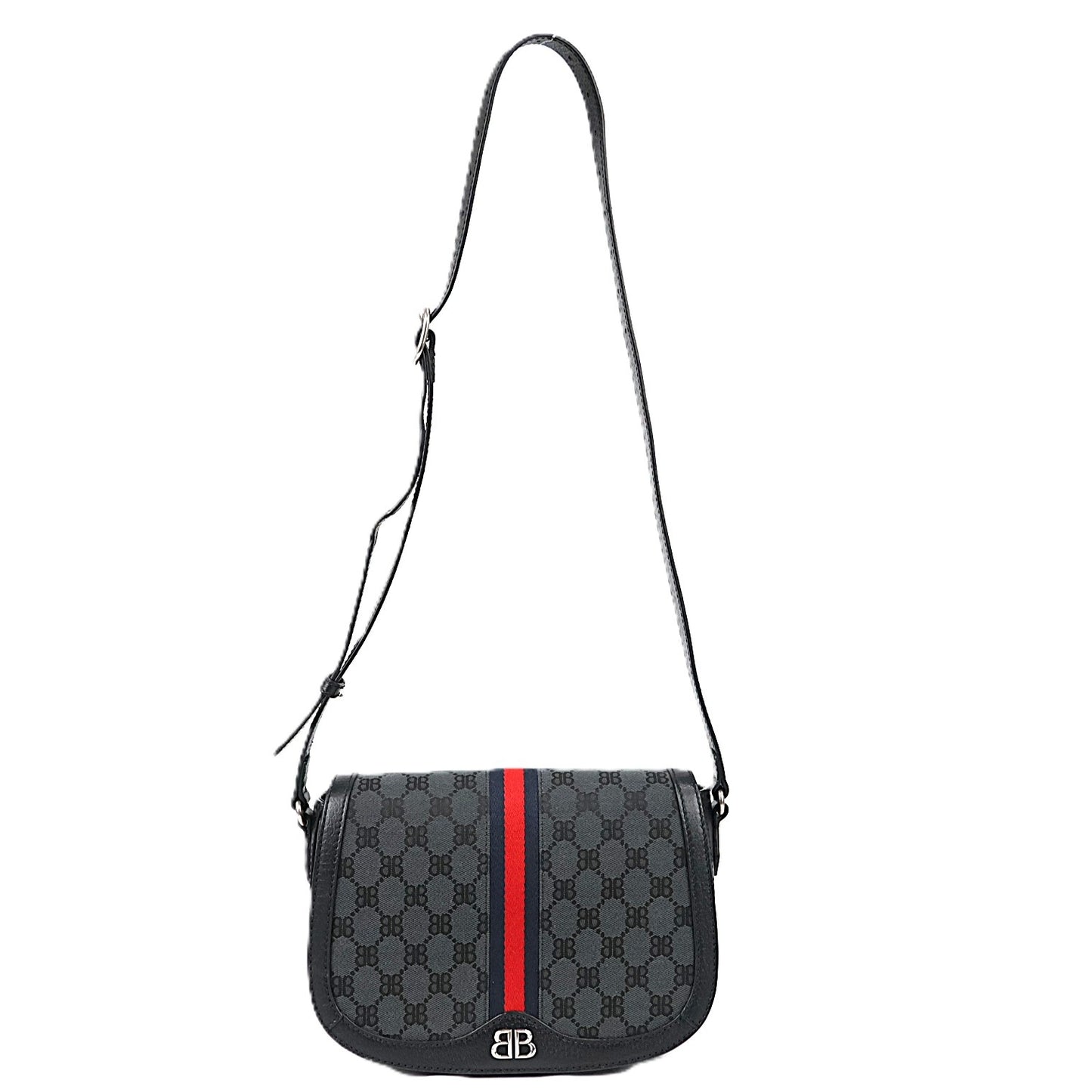 BALENCIAGA X GUCCI 680121 HACKER MEDIUM SHOULDER BAG