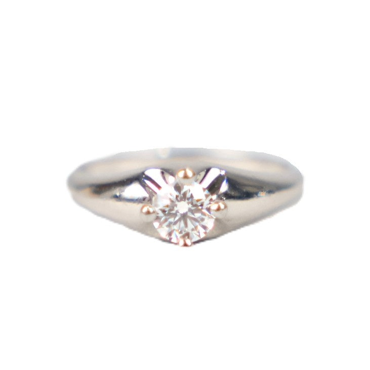 BVLGARI AN184016/332998 Corona 0.31ct-F-IF-EX #48 Ring