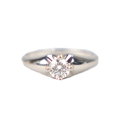 BVLGARI AN184016/332998 Corona 0.31ct-F-IF-EX #48 Ring