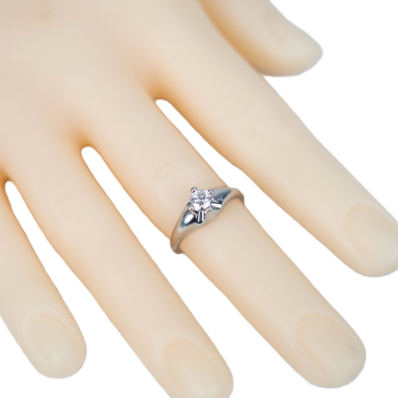 BVLGARI AN184016/332998 Corona 0.31ct-F-IF-EX #48 Ring