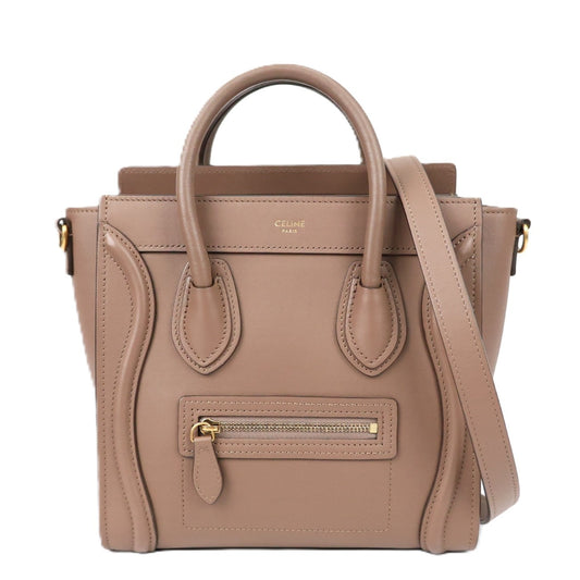 CELINE 189243HSC LUGGAGE NANO HANDBAG
