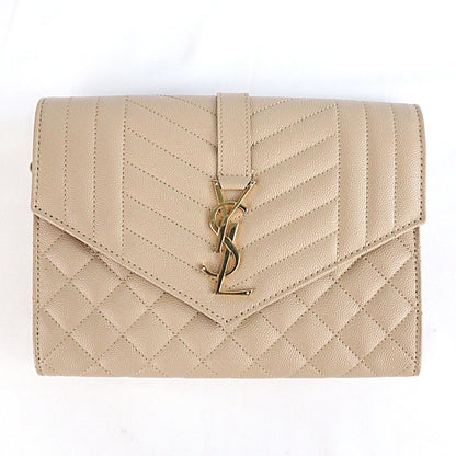 SAINT LAURENT 651030 BOW91 ENVELOPE CLUTCH BAG