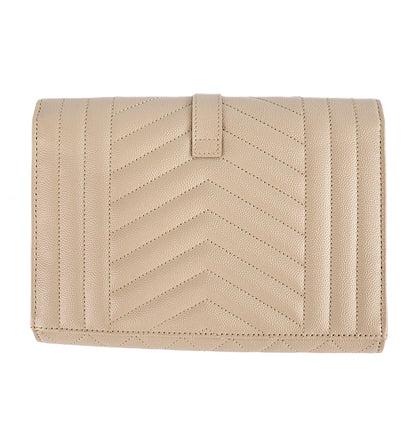 SAINT LAURENT 651030 BOW91 ENVELOPE CLUTCH BAG
