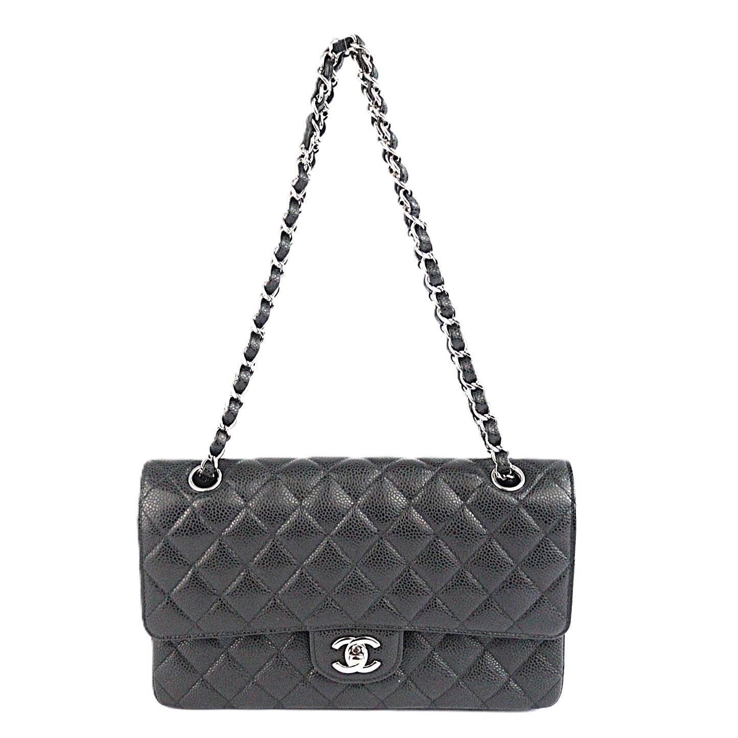CHANEL 1112 CLASSIC FLAP MEDIUM SHOULDER BAG