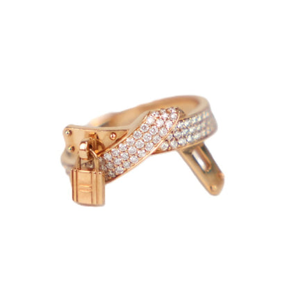 HERMES H222618B Kelly Gavroche #54 Ring