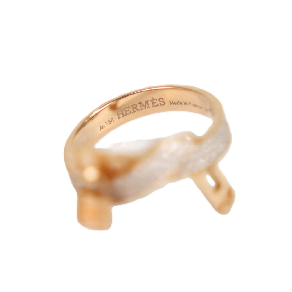 HERMES H222618B Kelly Gavroche #54 Ring