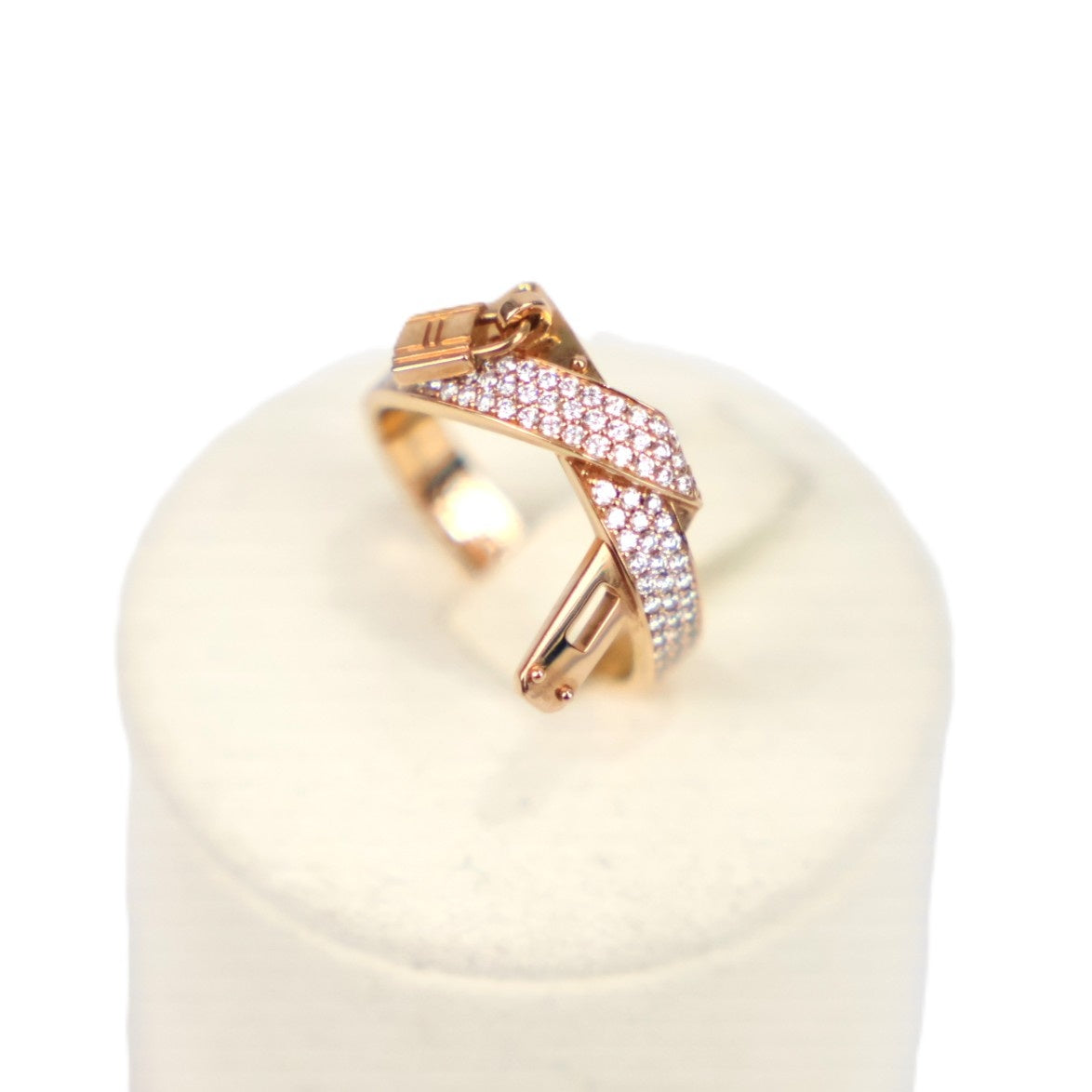HERMES H222618B Kelly Gavroche #54 Ring