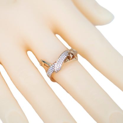 HERMES H222618B Kelly Gavroche #54 Ring
