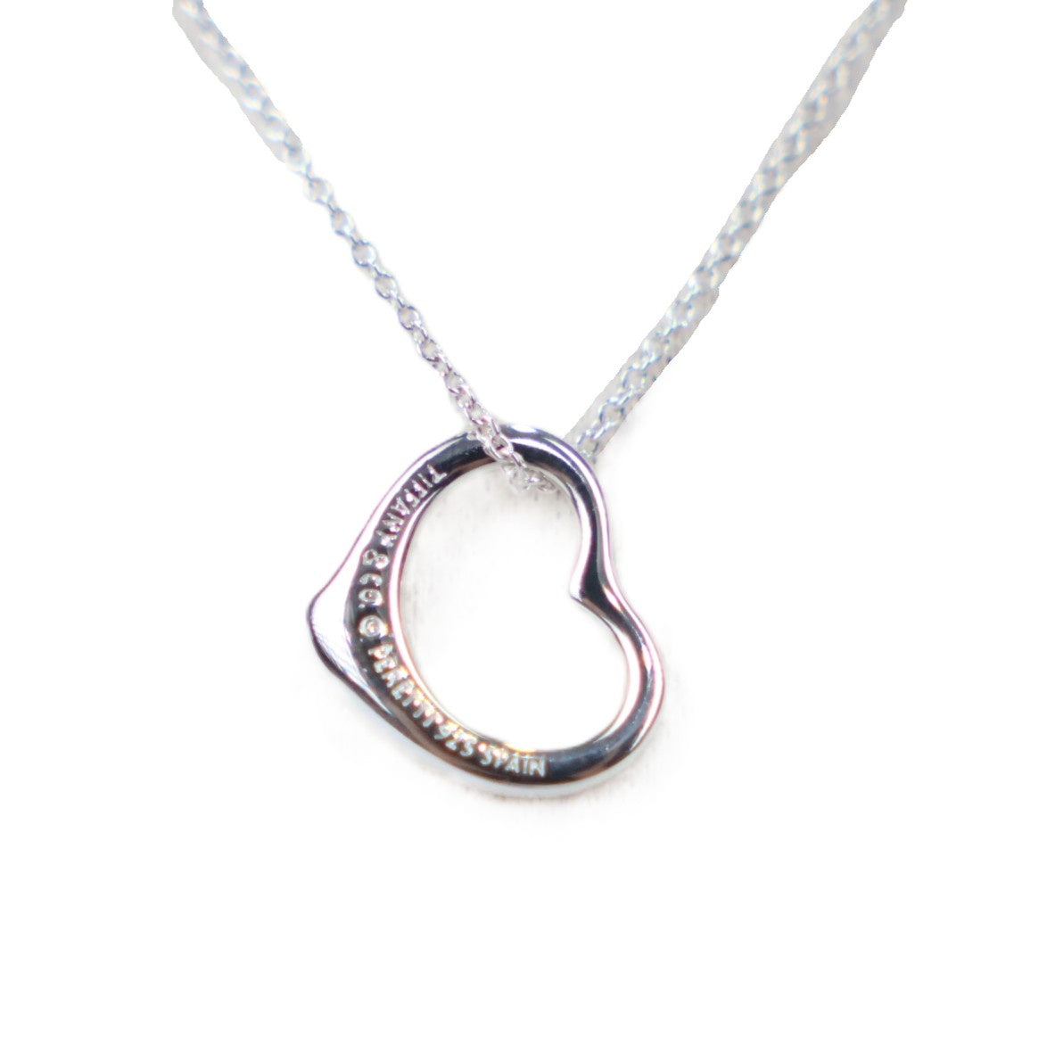 TIFFANY & Co. Open Heart Small Necklace