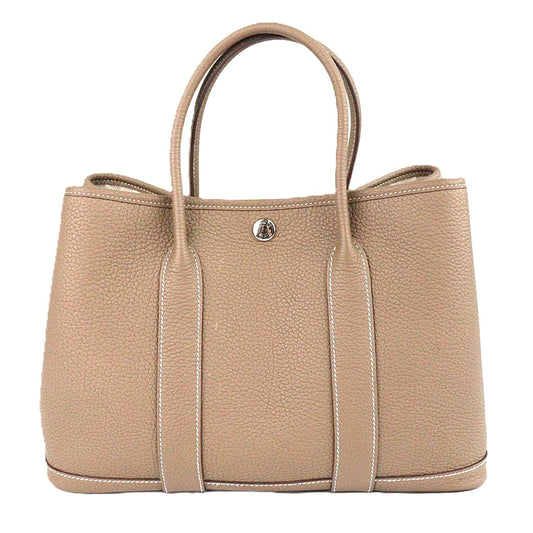 HERMES 051568CK GARDEN PARTY 30 TOTE BAG