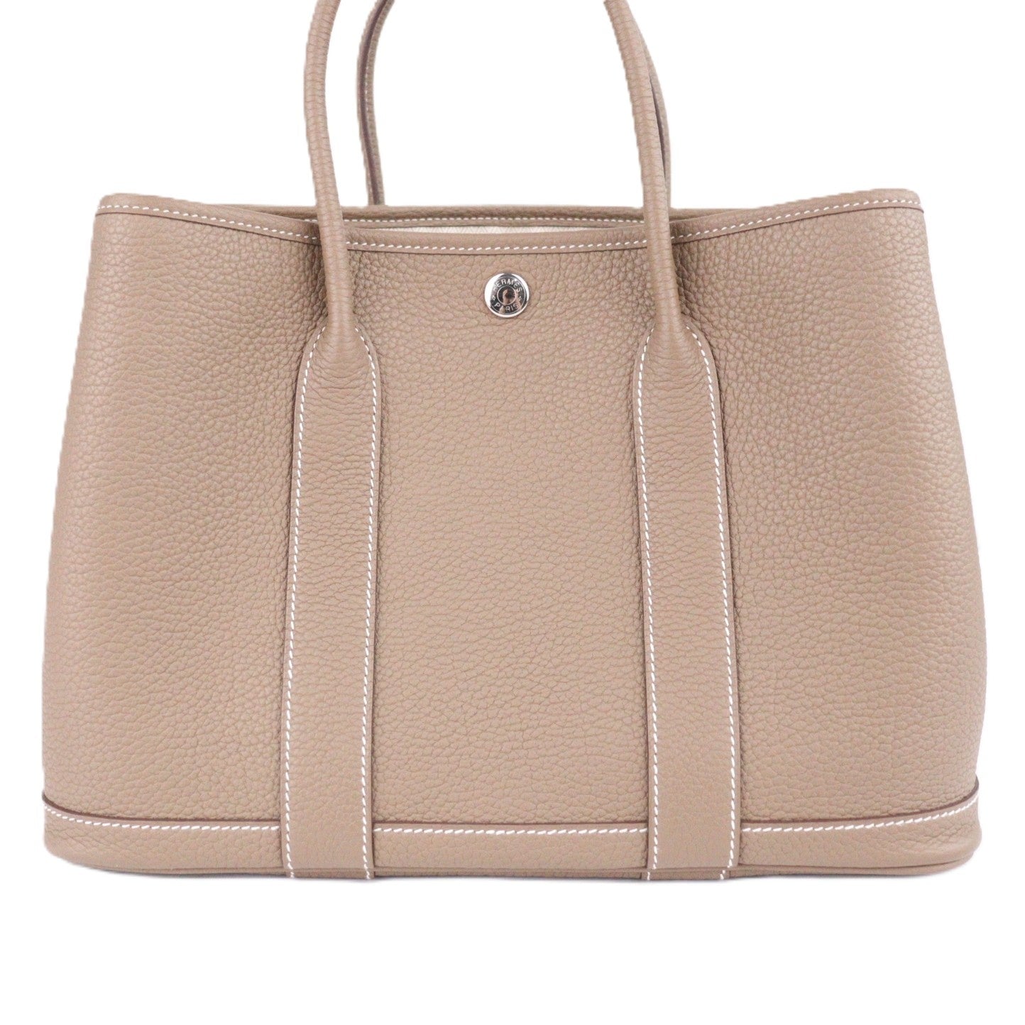 HERMES 051568CK GARDEN PARTY 30 TOTE BAG