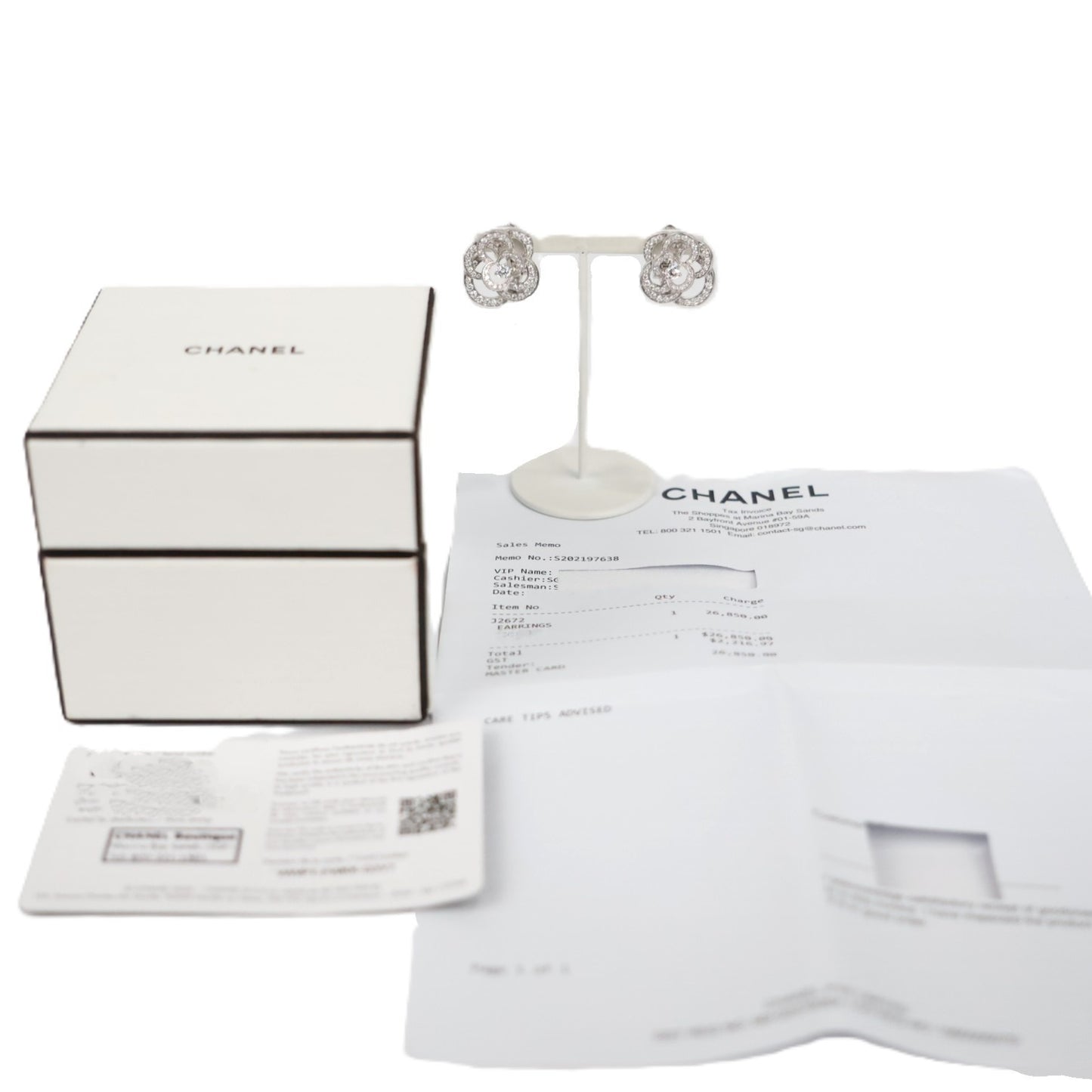 CHANEL J2672 Fil de Camelia Earrings