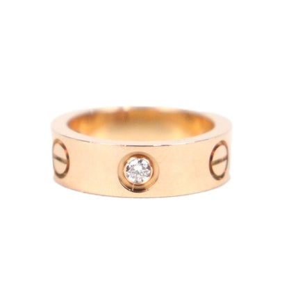 Cartier B4087549 Love Classic Model 3-Diamonds #49 Ring
