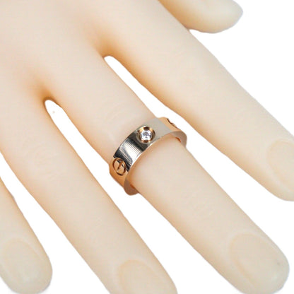 Cartier B4087549 Love Classic Model 3-Diamonds #49 Ring