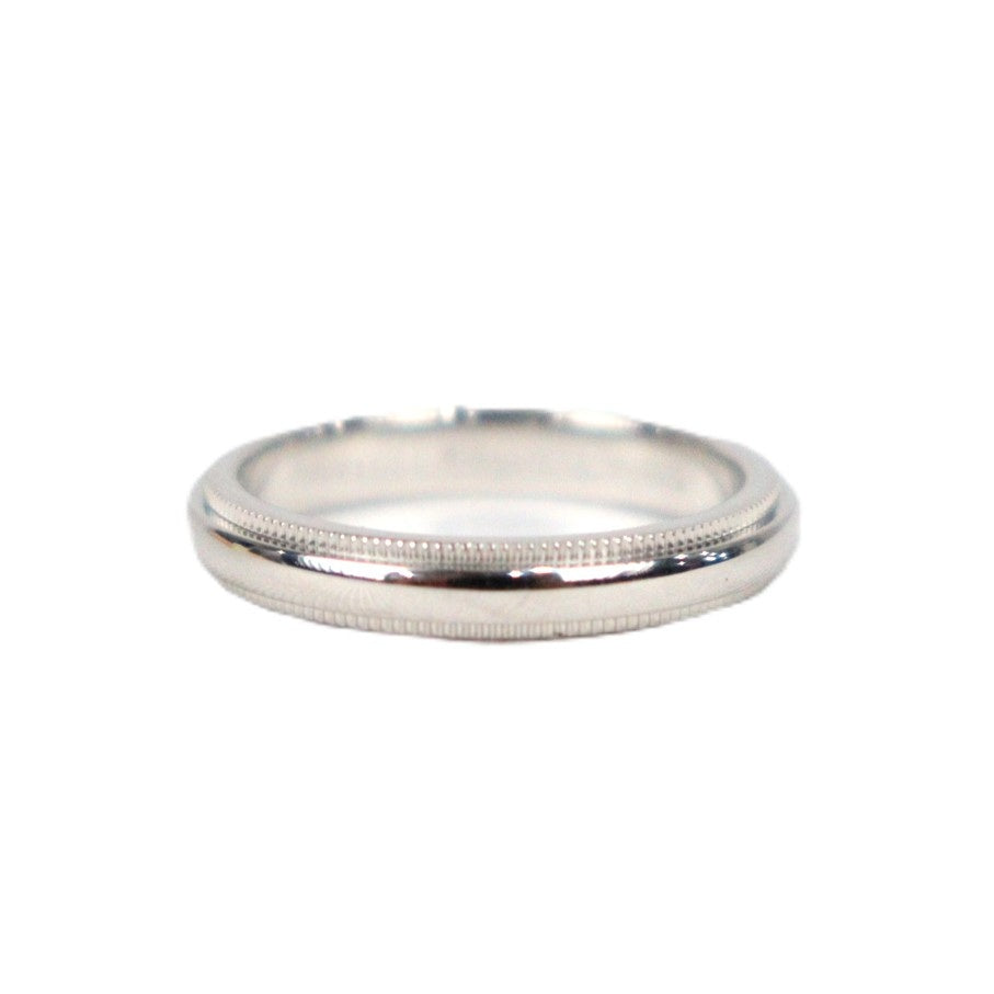 TIFFANY & Co. Milgrain Band  #50 Ring