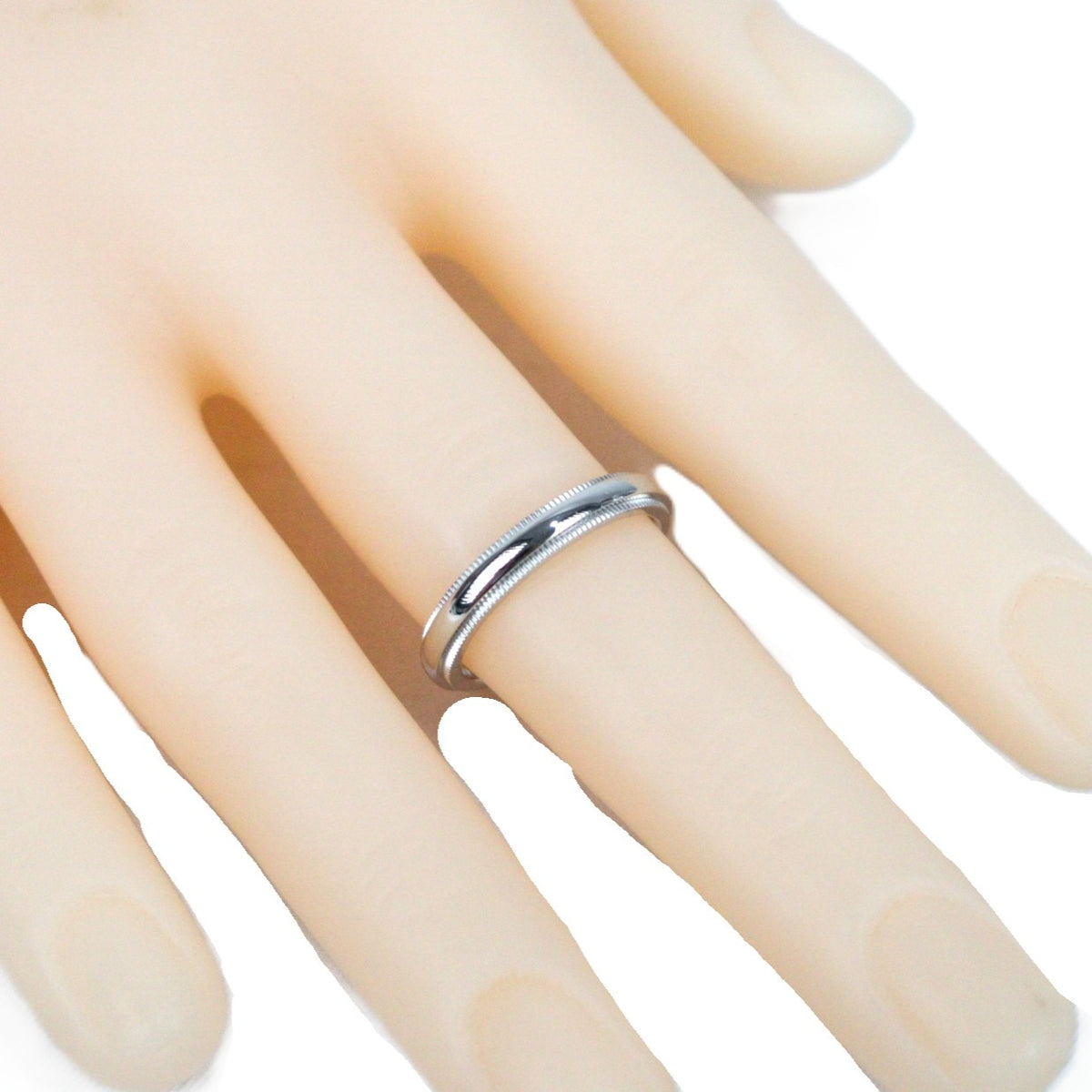 TIFFANY & Co. Milgrain Band  #50 Ring