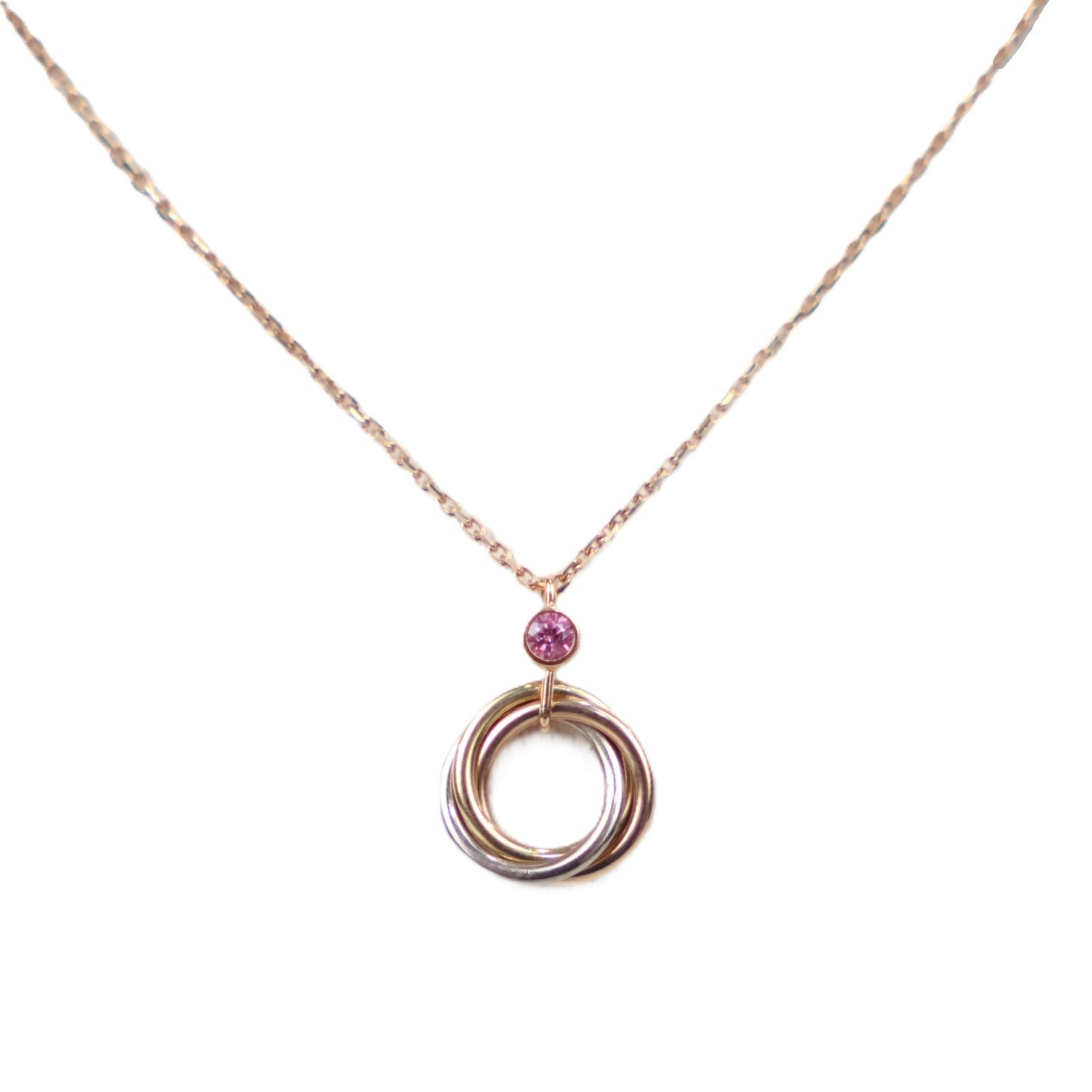 Cartier B7223300 Trinity 2012 Holiday Limited Edition Necklace