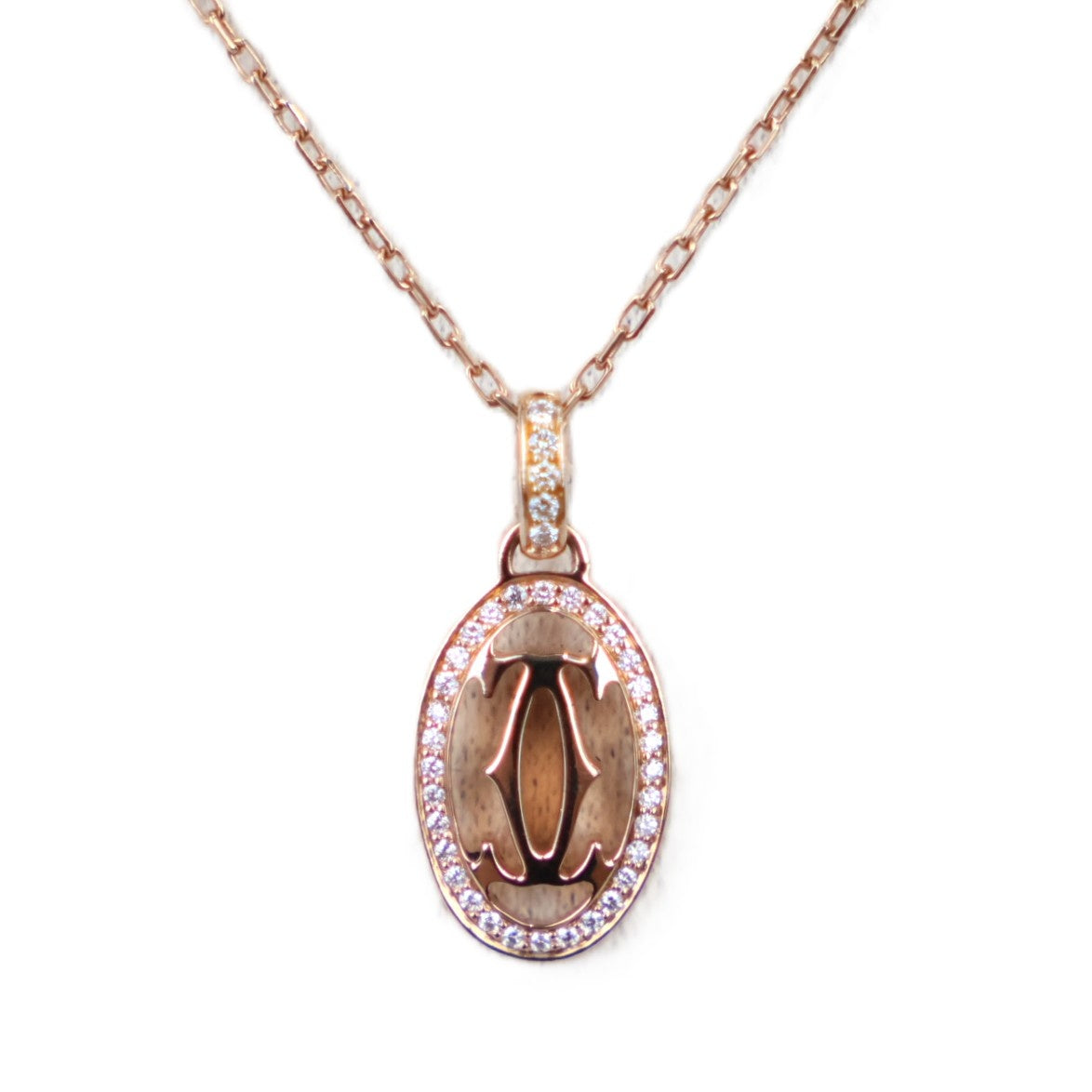 Cartier B7219300 Logo Double C Necklace