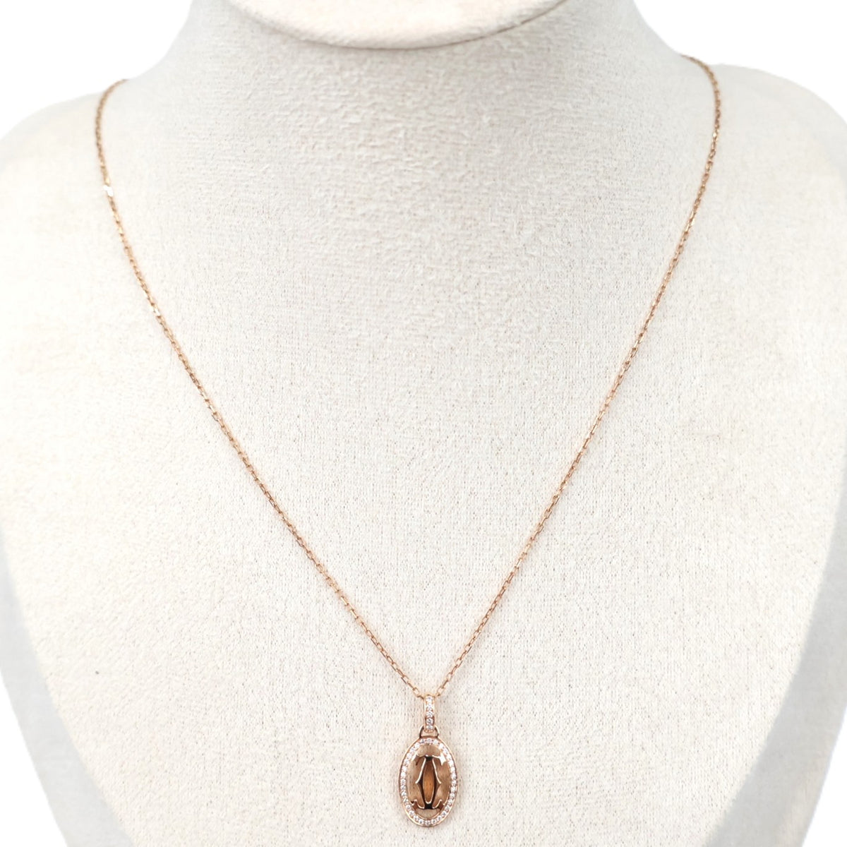 Cartier B7219300 Logo Double C Necklace