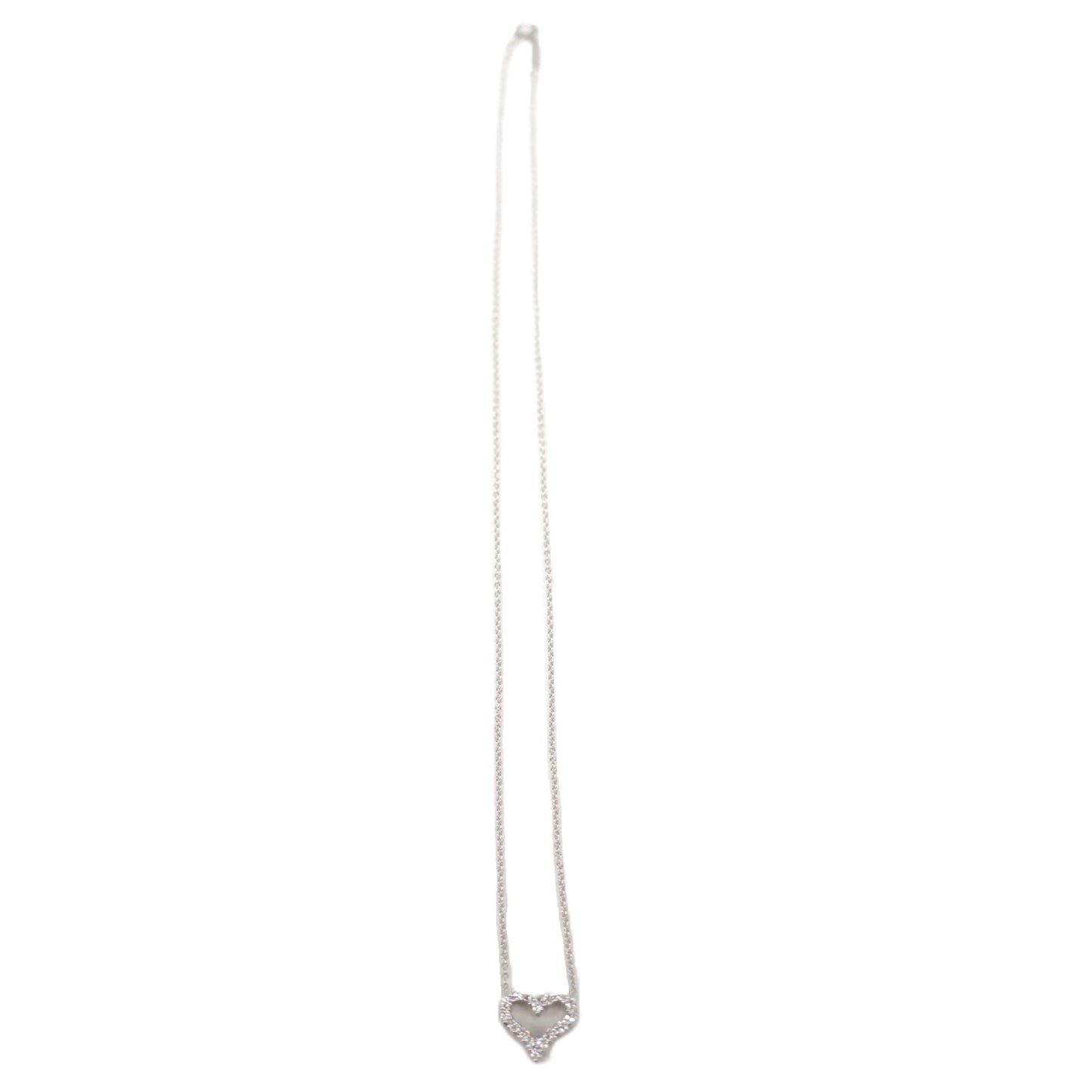 TIFFANY & Co. Diamond Heart Mini Necklace