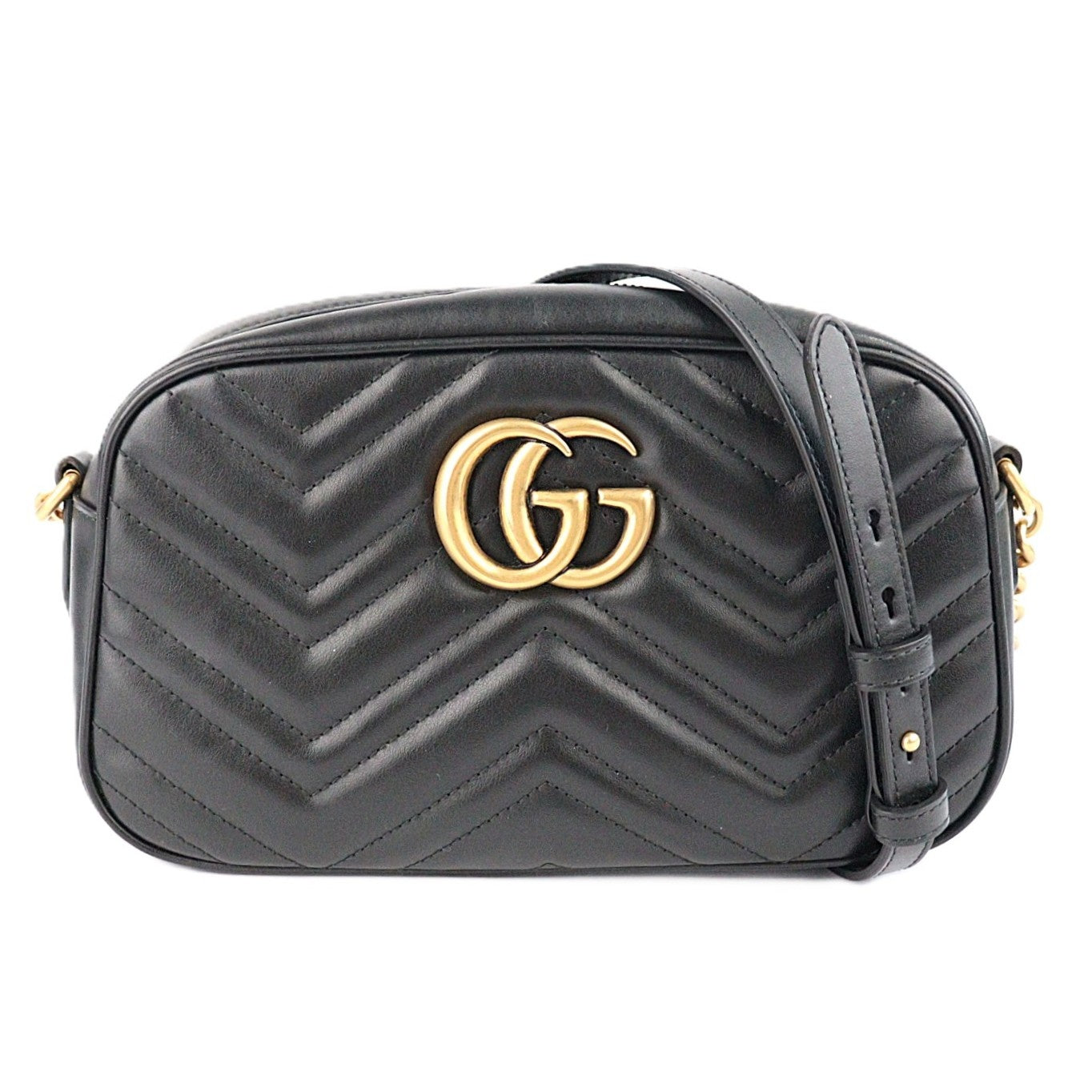 GUCCI 447632 DTD1T GG MARMONT CROSSBODY BAG