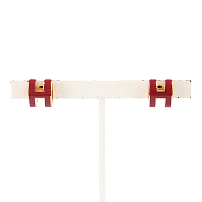HERMES 680002F POP H MINI EARRINGS