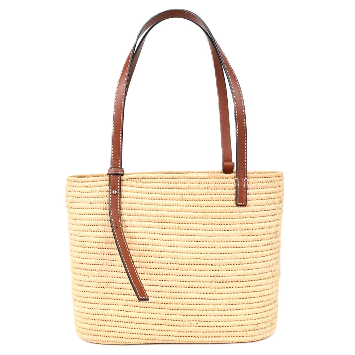 LOEWE A223099X02 SQUARE BASKET BAG SMALL TOTE BAG